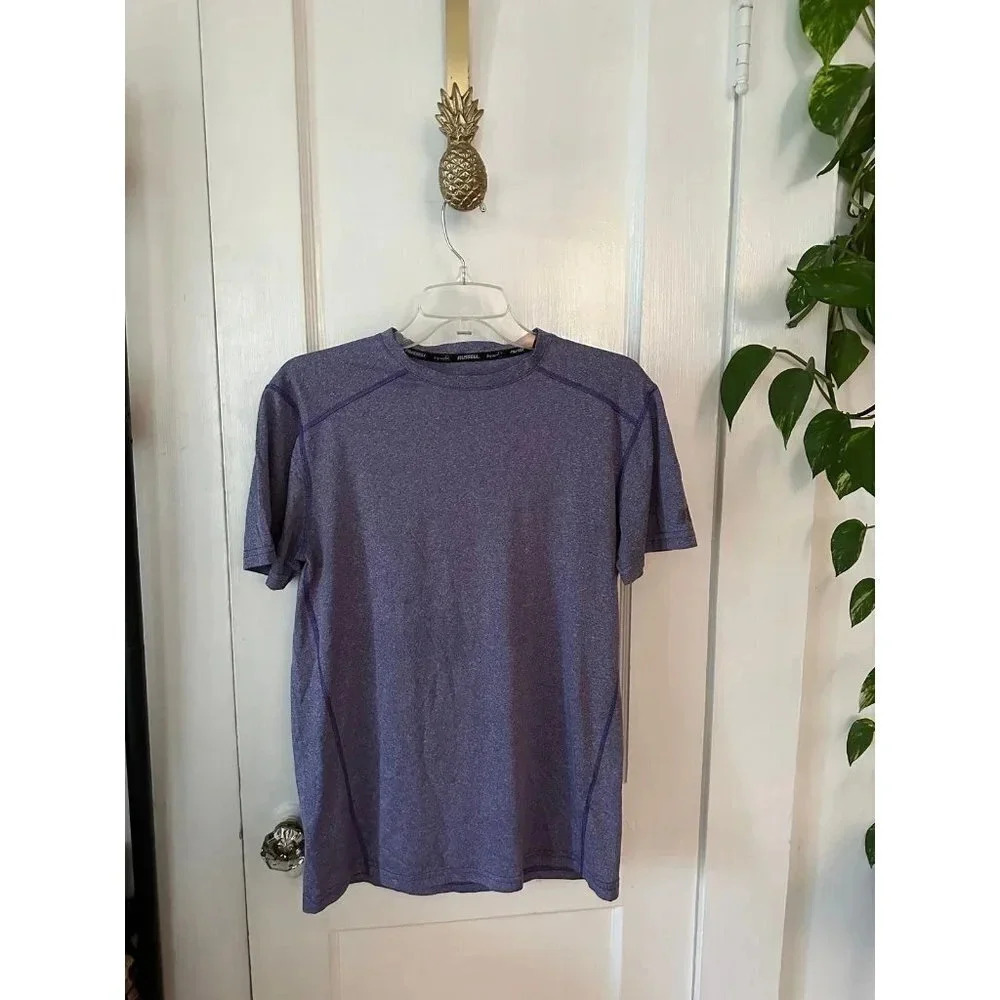Russell Athletic Men’s size Small Purple workout t-shirt